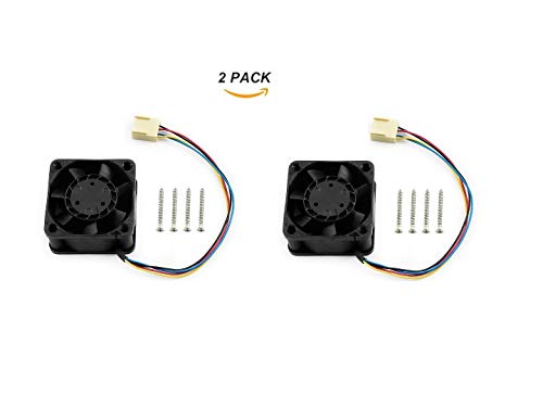 Product Cover 2 Pack Dedicated DC 5V Cooling Fan for NVIDIA Jetson Nano Developer Kit PWM Speed Adjustment Strong Cooling Air Fan 40mm×40mm×20mm with 4PIN Reverse-Proof Connector