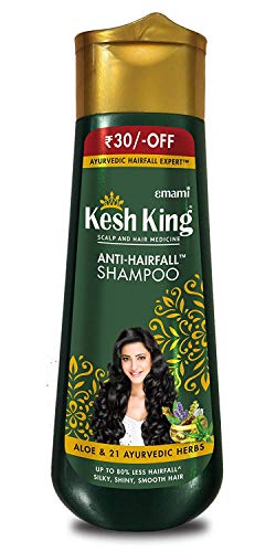 Product Cover Emami Kesh King Scalp And Hair Medicine 200ml Anti- Hair Fall Shampoo Aloe & 21 Ayurvedic Herbs UP TO 80% Less Hair Fall Silky, Shiny, Smooth Hair Ayurvedic Hair Fall Expert