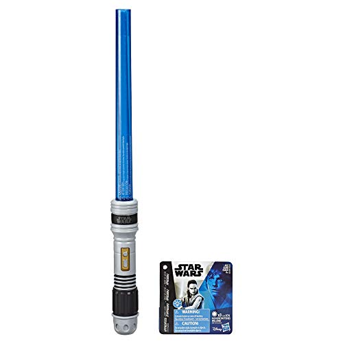 Product Cover Star Wars Lightsaber Academy Level 1 Blue Lightsaber Toy with Light-Up Extendable Blade