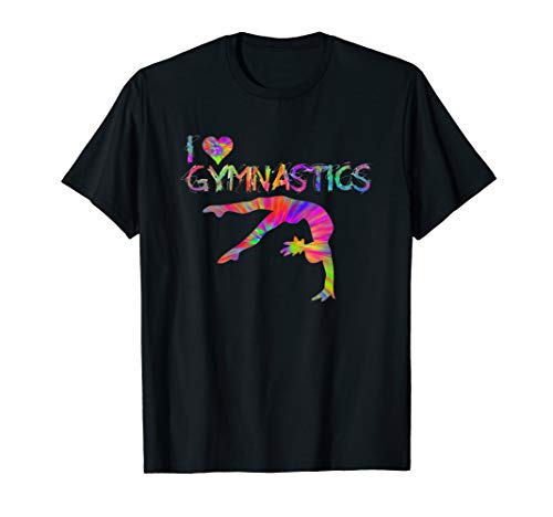 Product Cover I love Gymnastics, Gymnastics Makes it Better Girl Gift Tee T-Shirt