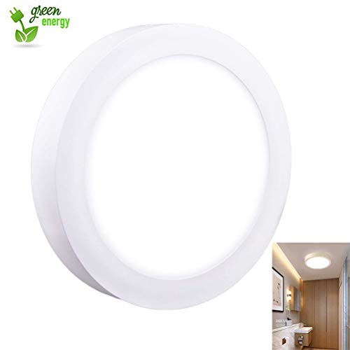 Product Cover Citra 15W LED Flush Mounted Surface Round LED Ceiling Down Light,Ceiling Panel Light, for Kitchen, Bathroom, Laundry, Bedroom,Balcony, Dinning Room - Cool White