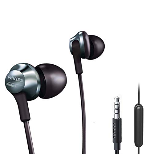 Product Cover Philips Pro Wired Earbuds, Headphones with Mic, Powerful Bass, Lightweight, Hi-Res Audio, Comfort Fit