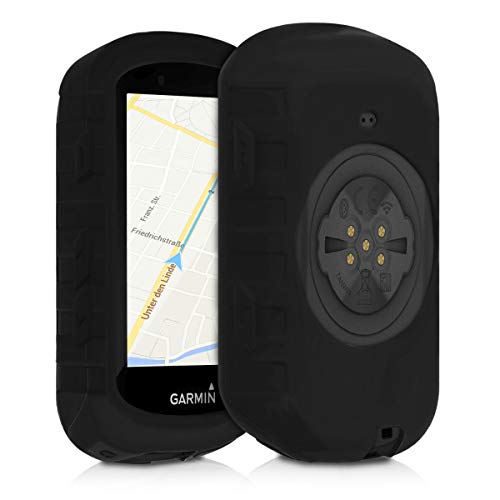 Product Cover kwmobile Case for Garmin Edge 530 - Soft Silicone Bike GPS Navigation System Protective Cover - Black