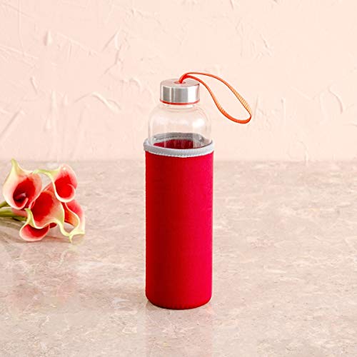 Product Cover Home Centre Favola-Cyprus Water Bottle with Pouch - 600ml - Red