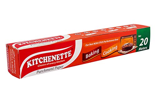Product Cover Kitchenette Baking and Cooking Parchment Paper - 20 Meters (White)