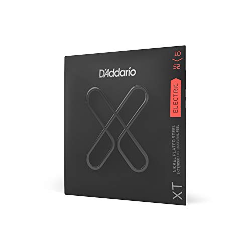 Product Cover D'Addario XT Nickel Plated Steel Electric Guitar Strings, Light Top/Heavy Bottom (10-52)