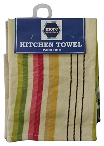 Product Cover More Essentials 3 Piece Cotton Kitchen Towel - Multicolour