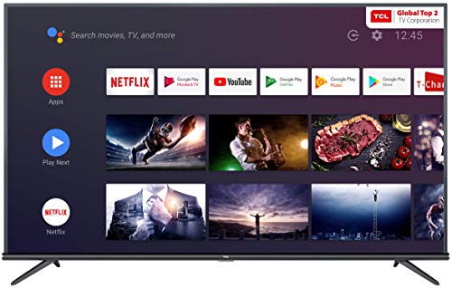 Product Cover TCL 125.7 cm (50 inches) 4K Ultra HD Smart Certified Android LED TV 50P8E (Black) (2019 Model)