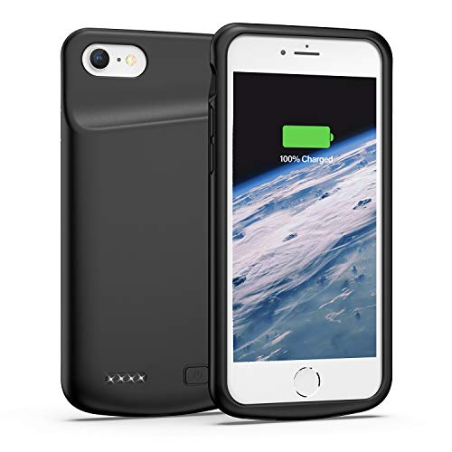 Product Cover Swaller Battery Case for iPhone 6/6s, 4500mAh Portable Protective Charging Case Extended Rechargeable Battery Pack for 4.7 Inch iPhone 6/6s (Black)