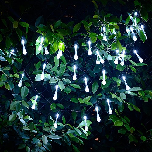 Product Cover Dedeo 40 LED 20FT Waterproof Solar Christmas Lights for Decoration Outdoor Gardens Homes Wedding Holiday Party 8-in-1 Mode-White