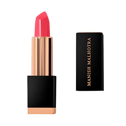 Product Cover MyGlamm Manish Malhotra Soft Matte Lipstick-Poppy Pink, Pink, 4 g