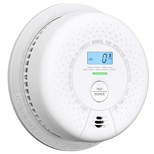 Product Cover X-Sense 10 Year Battery Carbon Monoxide Alarm, CO Alarm Detector with LCD Display, Compliant with UL 2034 Standard, Auto-Check & Silence Button, CD01