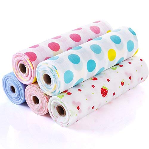 Product Cover Shuangyou Plastic foam Anti-slip Kitchen Cupboard Liner Mat Roll Drawer (60x500 cm, Multicolour)