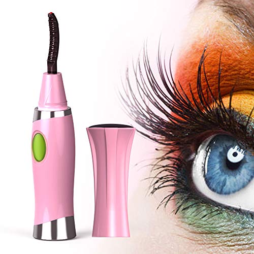 Product Cover Heated Eyelash Curler, ZLiME Electric Eyelash Curler Electronic Eye Lashes Curling Comb Quick Heating Long Lasting USB Rechargeable Natural