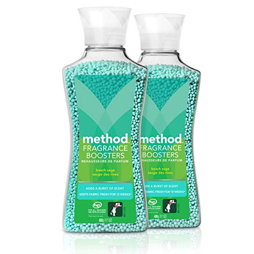 Product Cover Method Laundry Fragrance Boosters, Beach Sage, 17 Ounces (2 Pack)