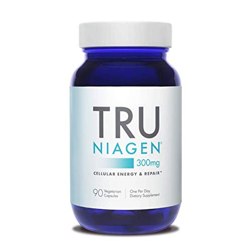 Product Cover TRU NIAGEN Nicotinamide Riboside - Patented NAD Booster for Cellular Repair & Energy, Vegetarian Capsules, 300mg Per Serving, 90 Day Bottle