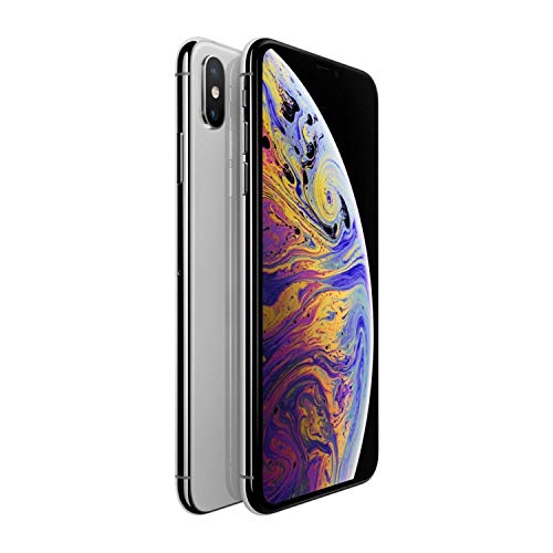 Product Cover Apple iPhone Xs Max, 256GB, Silver - Fully Unlocked (Renewed)