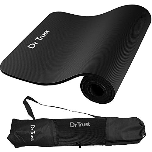 Product Cover Dr Trust NBR Yoga Mat with Bag for Gym Workout and Flooring Exercise Yoga Mat for Men and Women Fitness