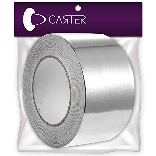 Product Cover Carter Professional Aluminum Foil Tape 3 inch x 150 feet - for HVAC, Hot and Cold Air Ducts, Insulation and More