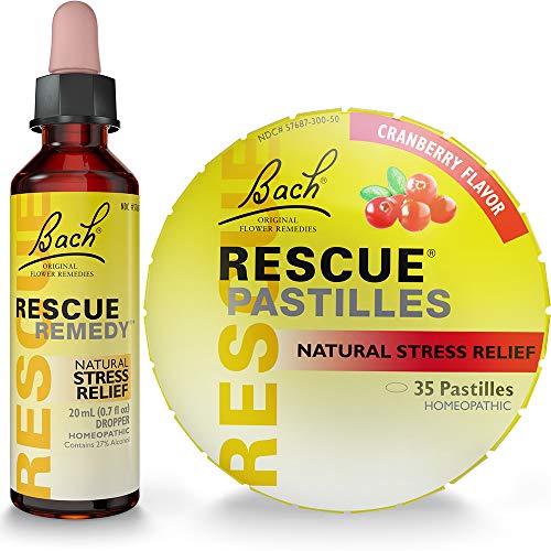 Product Cover Rescue Remedy Dropper 20mL Plus Bonus Rescue Cranberry Pastilles 1.7oz