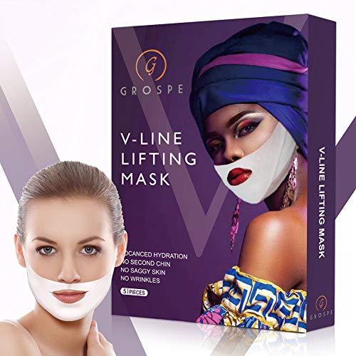 Product Cover Miracle V-Shaped Slimming Mask V Line Mask, V Line Mask Neck Mask Face Lift V Lifting Chin Up Patch Double Chin Reducer Tightening Mask(5 Pack)