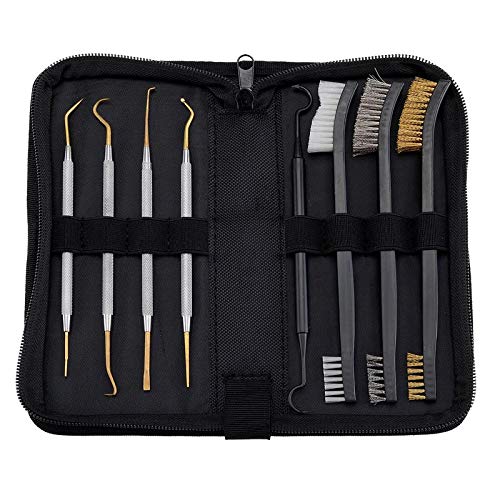 Product Cover BOOSTEADY Stainless Steel Gunsmith Armorer Pick Set Rifle Cleaning Picks & Double-End Brushes