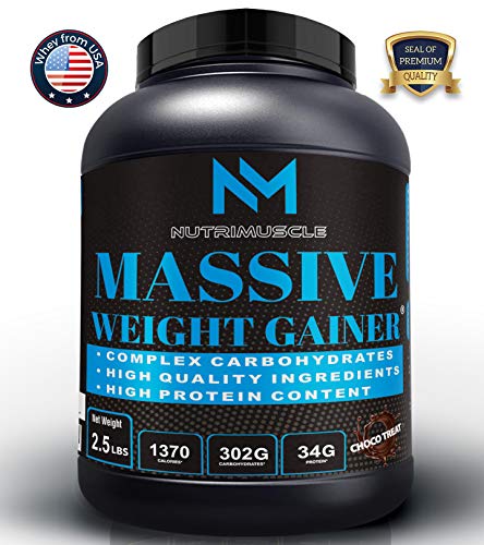 Product Cover NUTRIMUSCLE Massive Weight Gainer - 2.5LBS - Choco Treat for Weight GAIN