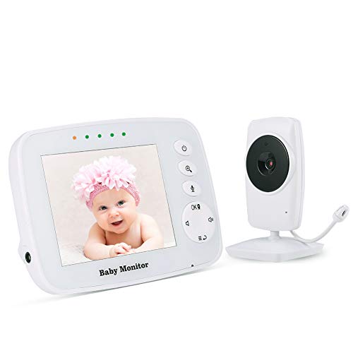 Product Cover Baby Monitor, Video Baby Monitor Wireless Night Vision Dual View Video,  Newborn Baby Monitor with Zoomable Night Vision Digital Color Camera, Two-Way Audio, Lullabies (3.2 inch)