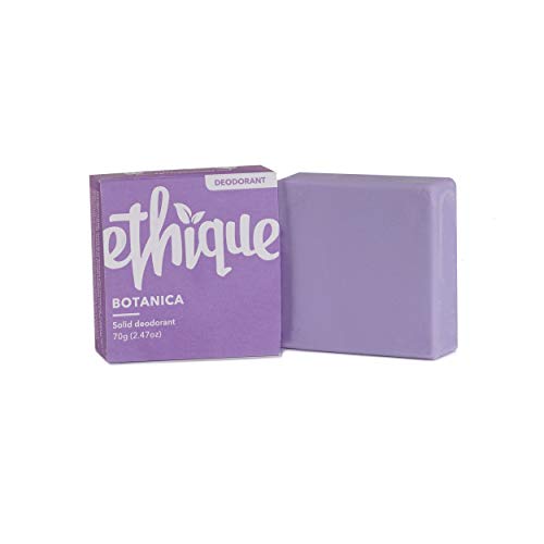 Product Cover Ethique Eco-Friendly Deodorant Bar, Botanica - Vegan, Non-Toxic, Aluminum Free, Baking Soda Free, Scented With Lavender and Vanilla Sustainable Deodorant Bar, 100% Compostable and Waste Free, 2.47oz