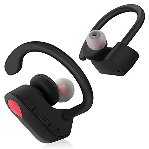 Product Cover True Wireless Earbuds Bluetooth Headphones, HD Stereo Sound Wireless Headset, Built-in Mic, Long Playtime, Noise Canceling, IPX4 Sweatproof TWS Sport in-Ear Earphones for Gym/Workout