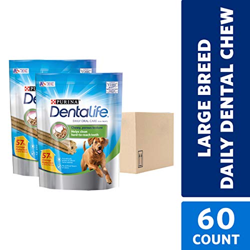 Product Cover Purina DentaLife Made in USA Facilities Large Dog Dental Chews, Daily - 72 oz. Box