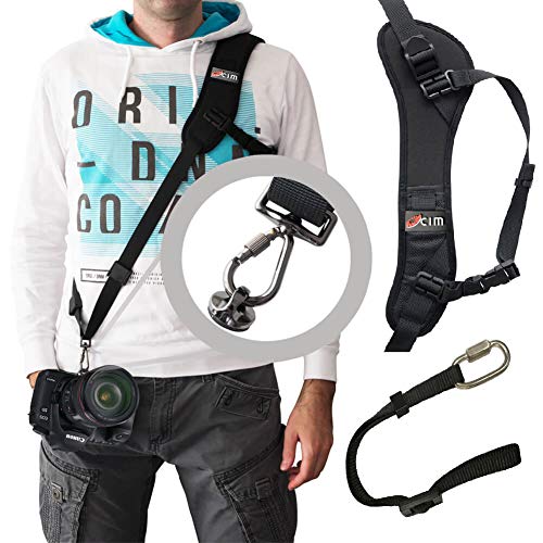 Product Cover Ocim Camera Shoulder Strap with Quick Release & Safety Strap, Adjustable Camera Sling Straps for Nikon, Canon, Sony DSLR Camera