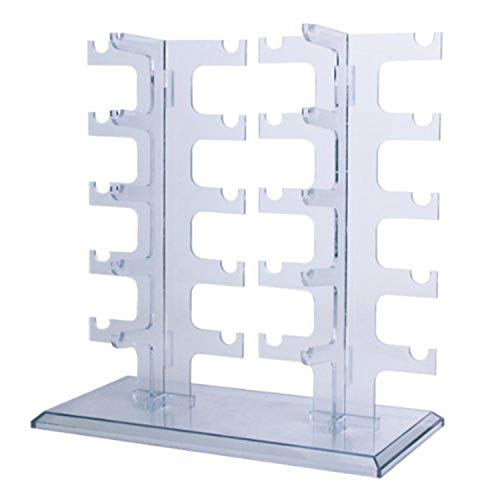 Product Cover JoySee 1 X Sunglasses Rack Sunglasses Holder Glasses Display Stand, Water Clear