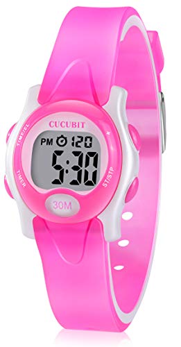 Product Cover CUCUBIT Music Potty Training Watch Reminder Water Resistant Toddler Toilet Training Aid Potty Timer(Pnk)