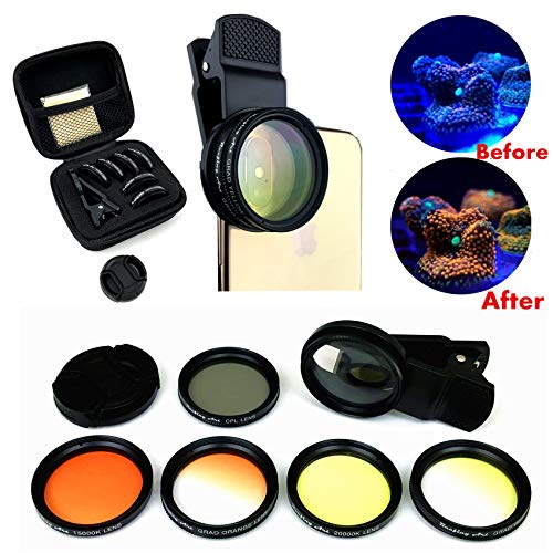 Product Cover Reefing Art Coral Lens Professional Photography 6Lenses Kit frag Rack Aquarium