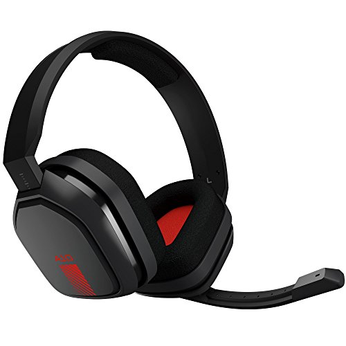 Product Cover ASTRO Gaming A10 Headset for Xbox One/Nintendo Switch / PS4 / PC and Mac - Wired 3.5mm and Boom Mic by Logitech - Bulk Packaging - Red/Black