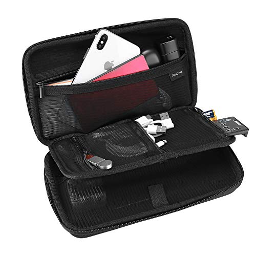 Product Cover ProCase Hard Travel Tech Organizer Case Bag for Electronics Accessories Charger Cord Portable External Hard Drive USB Cables Power Bank SD Memory Cards Earphone Flash Drive