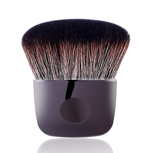 Product Cover Flat Powder Makeup Brush Perfect for Buffing Blush Highlighting Contour Setting Loose Powder Blending Bronzer Face Body Kabuki Brush Cosmetic Tool