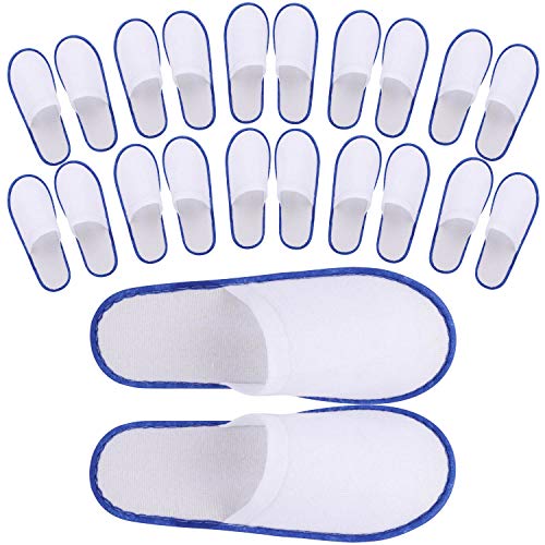 Product Cover 24 Pair Spa Flip Flops Disposable Slippers for Hotel Guests Women, Men Closed Toe Super Comfort