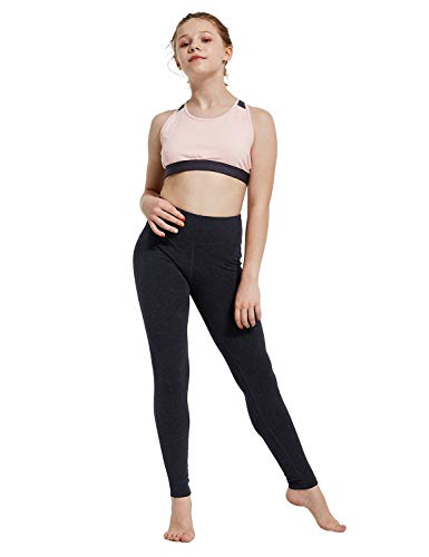 Product Cover BALEAF Youth Girl's Athletic Dance Leggings Compression Pants Running Active Yoga Tights with Back Pocket