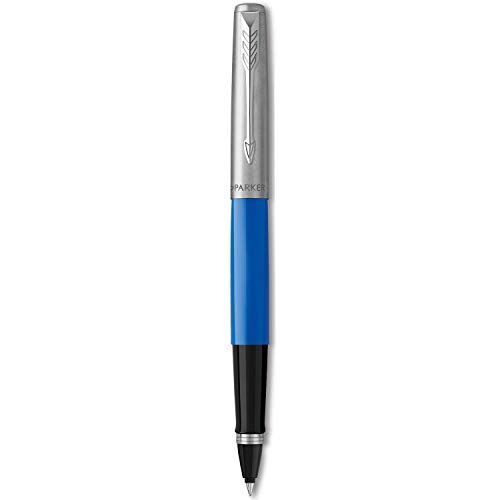 Product Cover Parker Jotter Originals Rollerball Pen, Classic Blue Finish, Fine Point, Black Ink