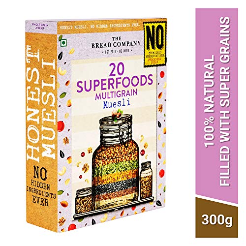 Product Cover The Bread Company 20 Superfoods Muesli | No Chemicals Preservatives - 300gm