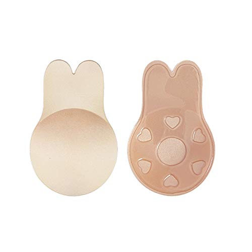 Product Cover Breast Lift Nipplecovers, Adhesive Sticky Bra, Invisible Strapless Bra, Pasties for Women, Beige, A/B Cups