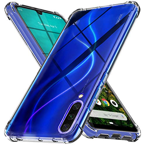 Product Cover Ferilinso Case for Xiaomi Mi A3 Case,[Strengthen Version with Four Corners] [Camera Care Protection] Shockproof Soft TPU Rubber Skin Silicone Protective Case for Cover Xiaomi Mi A3 (Clear)