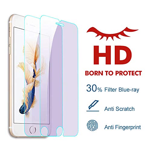 Product Cover PERFECTSIGHT HD Clear Screen Protector for Apple iPhone 6 Plus/ 6s Plus 7 Plus/ 8 Plus 2 Pack, Anti Blue Light Filter Tempered Glass