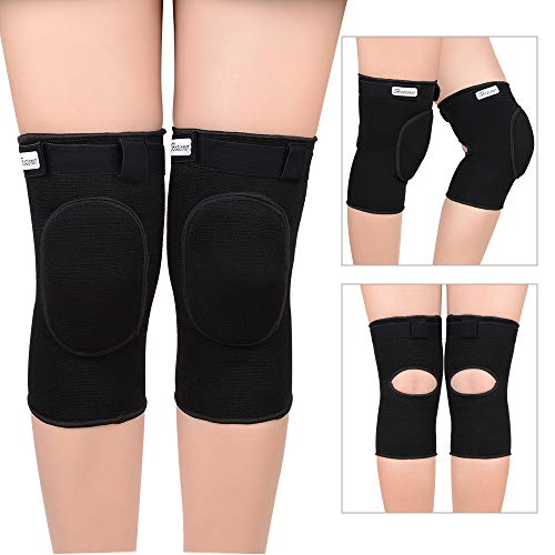 Product Cover Knee Pads for Dancers Soft Knee Support for Yoga Polo Ballet Volleybal Biking Football Soccer Skating Tennis Thick Sponge Unisex Design Suitable for Kids Youth Adult