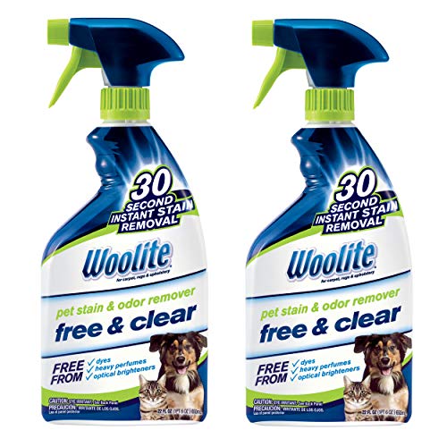 Product Cover Woolite Free & Clear, Pet Stain & Odor Remover, 22oz (Pack of 2), 2719