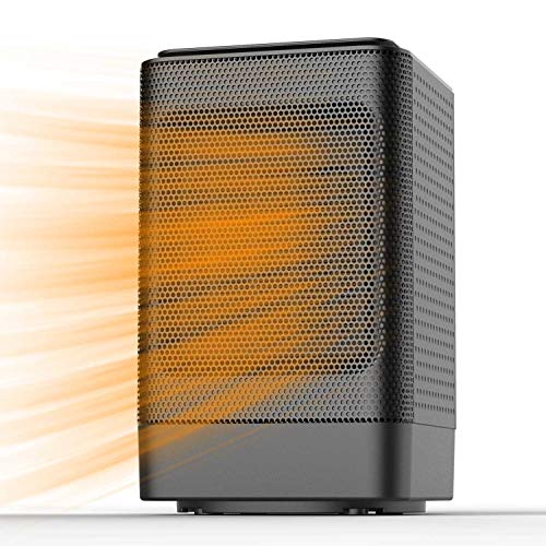 Product Cover Oscillating Space Heater, Indoor Personal Heater, Electric Ceramic Heater with Over Heat Protection, Tip Over Protection, 3 Heat Settings, Quick Heat up for Home Office