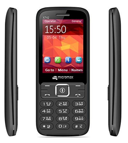 Product Cover Micromax X742 Black + Red with Power Saving Mode