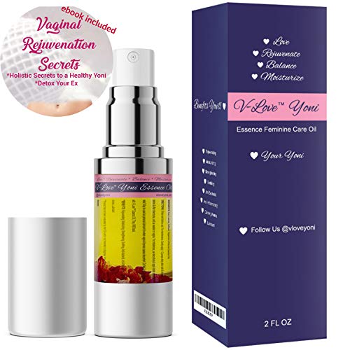 Product Cover Yoni Essence Feminine Care Oil, Hydrating and Moisturizing Essential Oil Blend with Rose, Lavender, Safflower, Rhizona and Peppermint, Aromatherapy Oil Blend for Women